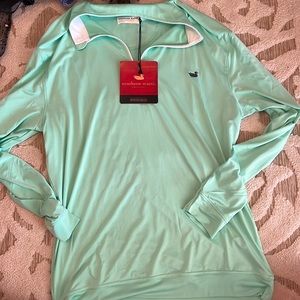 Mint Green Southern Marsh quarter zip